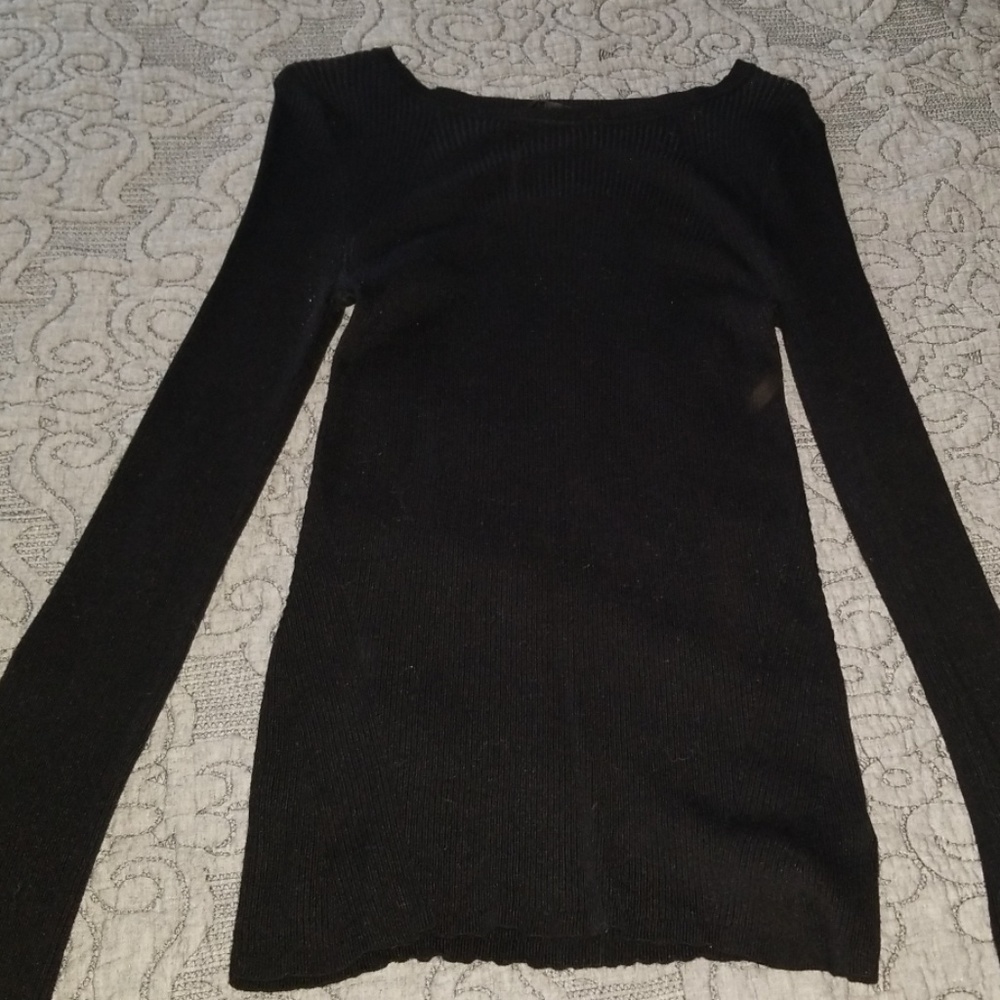 Express black long sleeve tunic